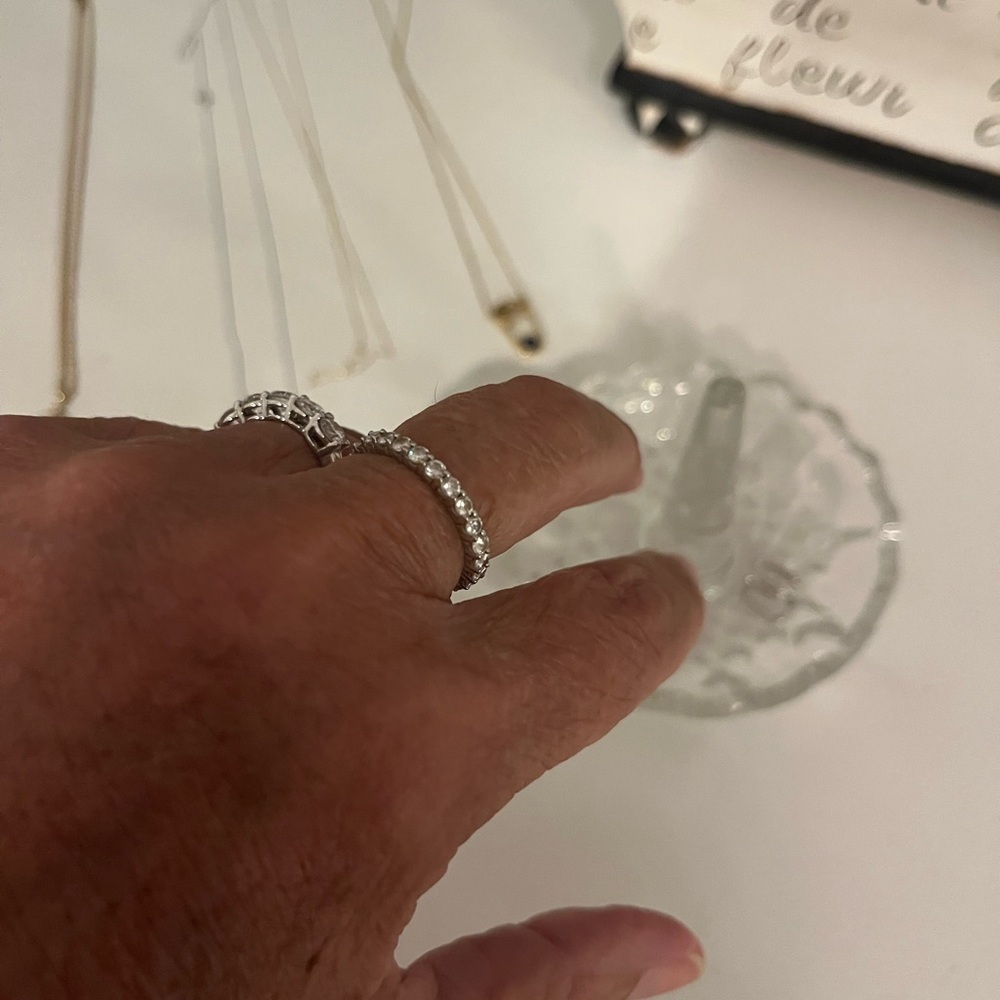 Elegant 14k Synthetic Diamond Ring